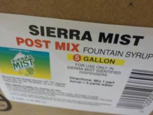 lot 252 image: 5 Gallon Sierra Mist Post Mix Fount...