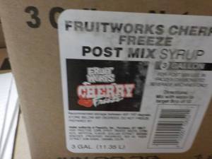 lot 276 image: 3 Gallon Fruitworks Cherry Freeze P...