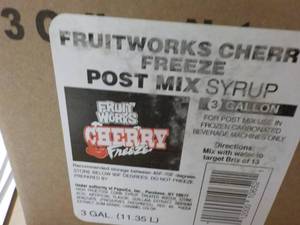 lot 278 image: 3 Gallon Fruitworks Cherry Freeze P...