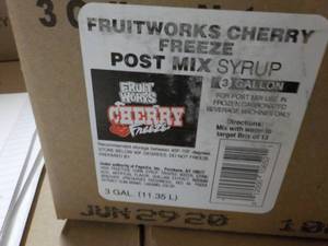 lot 279 image: 3 Gallon Fruitworks Cherry Freeze P...