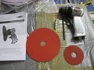 lot 114 image: Speedway 5 High Speed Air Sander w...