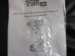 lot 135 image: Truett Plus 20V Lithium Ion Brushle...