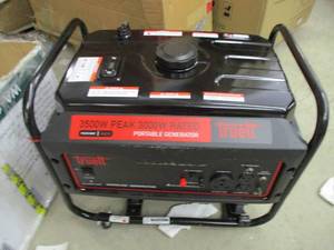 lot 157 image: Truett 3500 BTU Peaks Portable Gene...