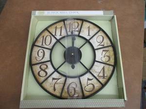 lot 6 image: LA Crosse Clock Co 16 Wall Clock...