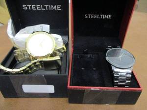 lot 20 image: Steeltime Lords Prayer Watch 2 coun...