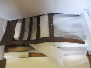 lot 35 image: 1 Walnut Chair complete with an ext...