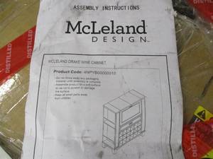 lot 63 image: McLeland Design Drake Wine Cabinet...