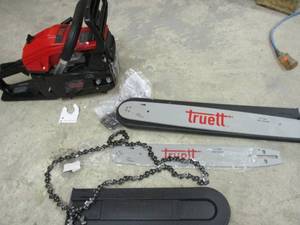 lot 103 image: Trueltt 45 cc 2 in 1 Chainsaw inclu...
