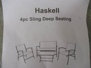 lot 105 image: 4 pc Patio Set...