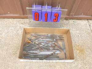 lot 13 image: Flat of files. Good used condition. As shown.