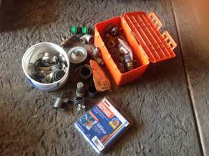 lot 80 image: Plumbing Supplies & Hose Clamps