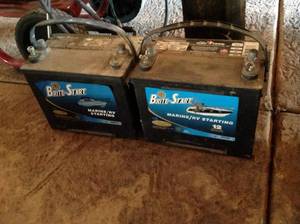 lot 103 image: MarineRV 12 Volt Batteries