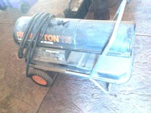lot 105 image: Portable Forced Air Heater