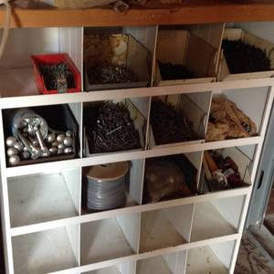 lot 133 image: Shop Organizer & Contents