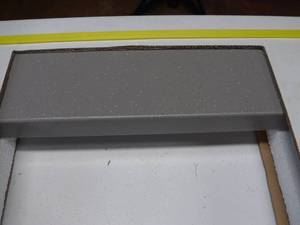 31 x 22 x 3CM Quartz Vanity Top w Backsplash -  Retails $711.74