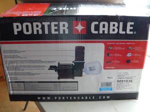 PORTER-CABLE 5-Amp Benchtop Sander-Base has crack-See pics