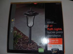 Portfolio 2-Pack 12x Brighter (14.4-Lumen) Aged Bronze Solar Integrated LED Path Light