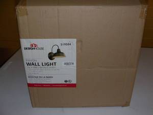 Design House Mason 11-in H Oil Rubbed Bronze Dark Sky Medium Base (E-26) Outdoor Wall Light