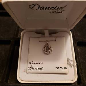Dancing Love Diamond Pendant