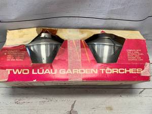 lot 24 image: Vintage Luau Garden Torches