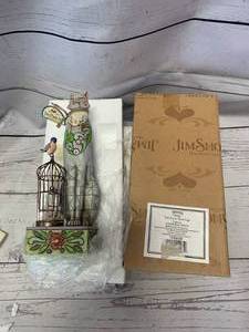 lot 32 image: Disney Jim Shore Milly Tall Cat with Bird Cage New Old Stock Figurine