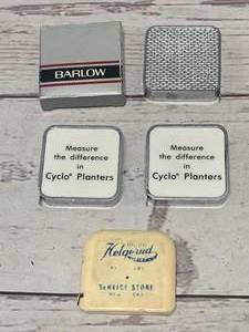 lot 56 image: Lot of 5 Vintage Tape Measures