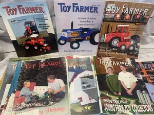 lot 80 image: Lot of 17 Toy Farmer Magazines