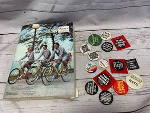 lot 124 image: 1981 Sears Catalog & Pins