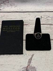 lot 125 image: Masonic Ring & 1962 Official Monitor