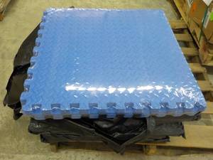 Lot of 6 - 25 sq. Foam Mats...