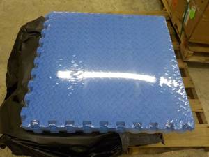 Lot of 6 - 25 sq. Foam Mats...