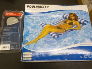 Poolmaster Hammock and swimcap...