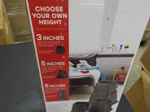 8 Piece Set Adjustable Bed Risers...