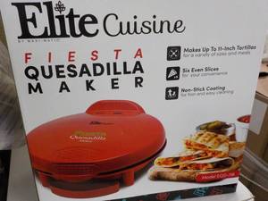 Elite Cuisine Quesadilla Maker...
