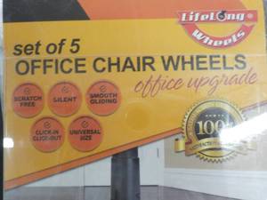 Set of 5 Office Chair Wheels...