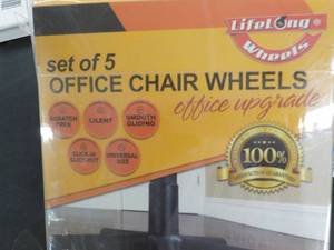 Set of 5 Office Chair Wheels...