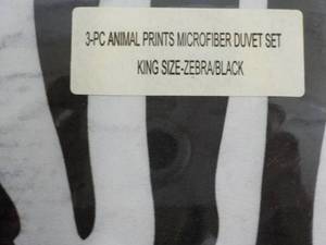 King Size 3 p Animal Print Duvet Se...