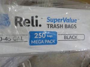 Reli, box of 250, 40-45 gallon Tras...