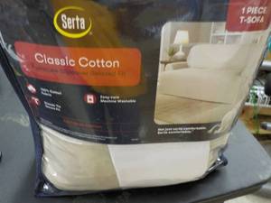 Serta Classic Cotton Sofa Slipcover...