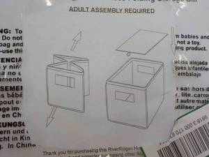 Set of 4 River Ridge Folding Bins...