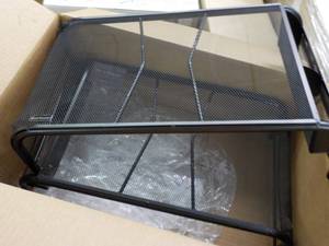 2 Mesh Office Monitor Trays slight...