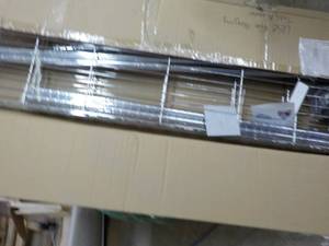 3 Shelf Metal Shelving Unit with Wh...