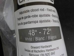 Adjustable Closet Rod...