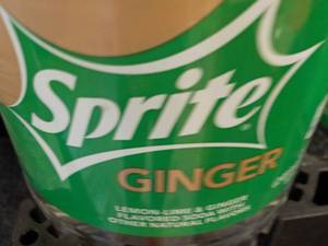 8 - 2 Liter Bottles Sprite Ginger...