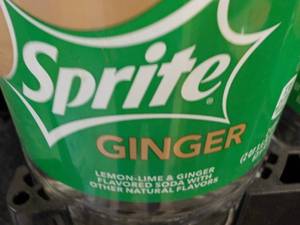 8 - 2 Liter Bottles Sprite Ginger...