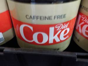 Case of 24 Caffeine Free Diet Coke...