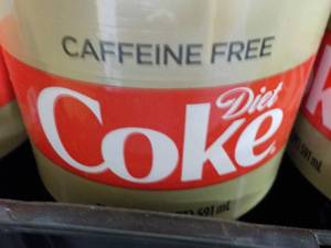 Case of 24 Caffeine Free Diet Coke...