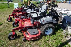 lot 5 image: 2015 Exmark X Series Lazer Z Commercial Zero Turn Lawn Mower