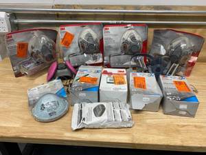 3M lot of respirators and filters