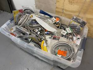 Lot of plumbing related items.  Mostly water supply lines